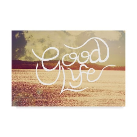 Vintage Skies 'Good Life' Canvas Art,30x47